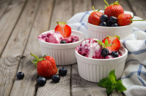 Frozen yoghurt